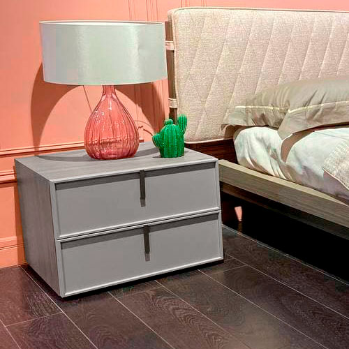 Тумба прикроватная ONICE, цвет Matwood Grey / Ecru Opaco 