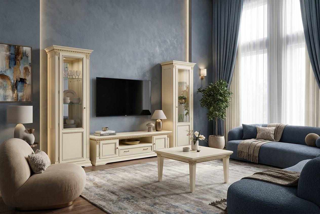 TREVISO AVORIO Тумба ТV MAXI Camelgroup