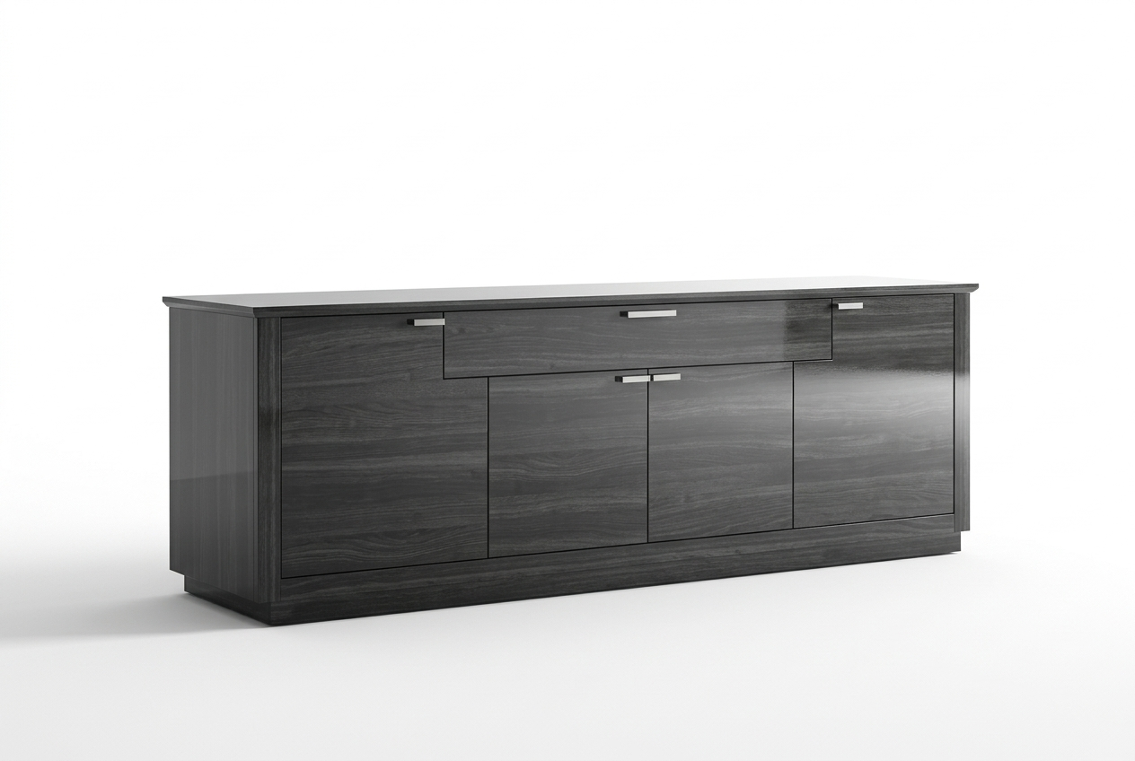 VULCANO Комод 4 двери + 1 ящик, цвет Rovere Grigio Lux 