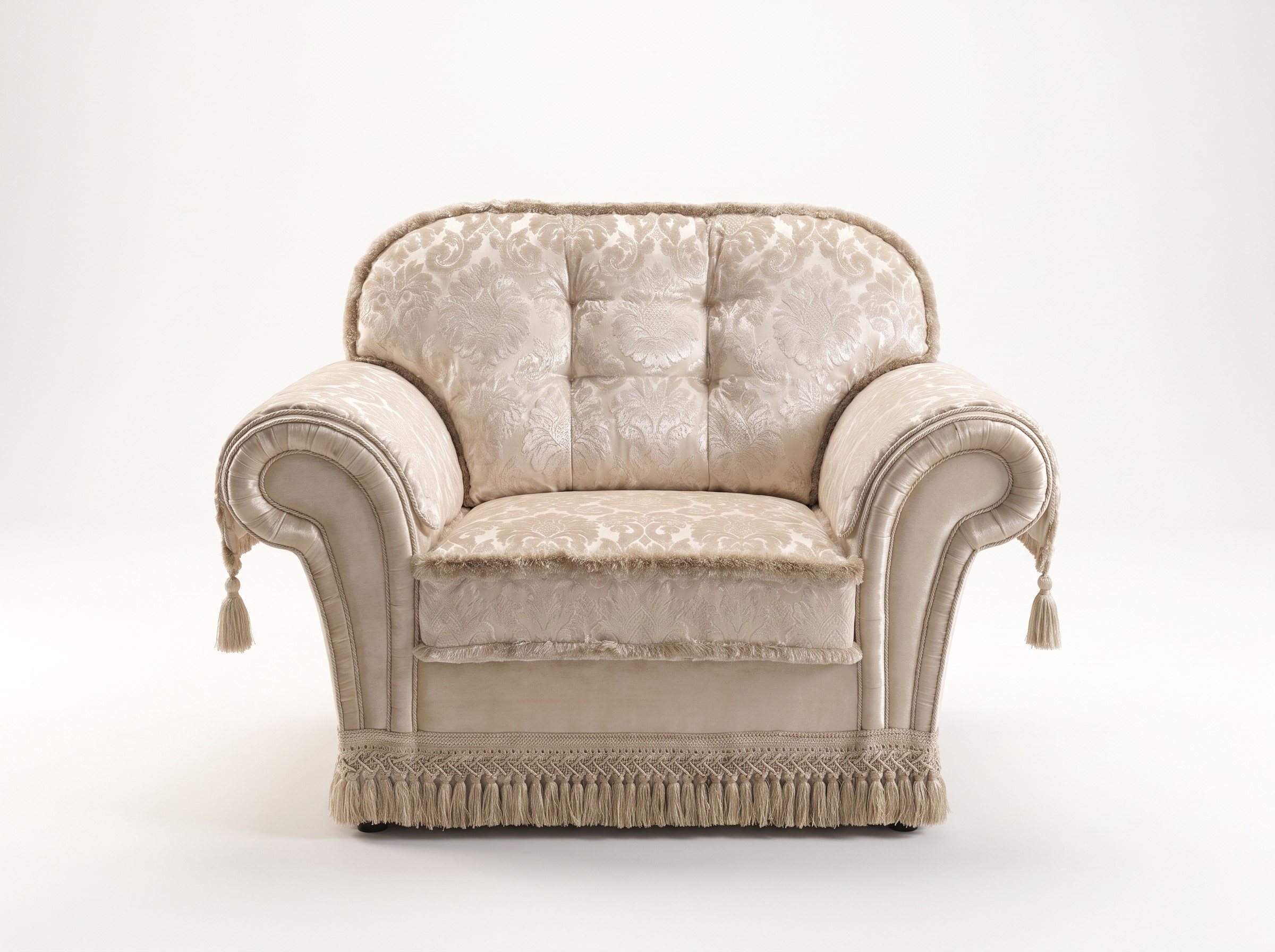 DECOR Кресло, кат.F, ткань LUMINA PLAIN 14/LUMINA DAMASK 14 (без накидок и подушек) Camelgroup